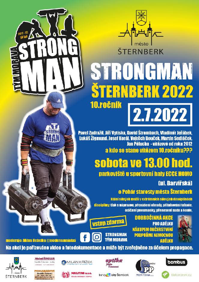 Strongman Šternberk 2022 - 10. ročník 2