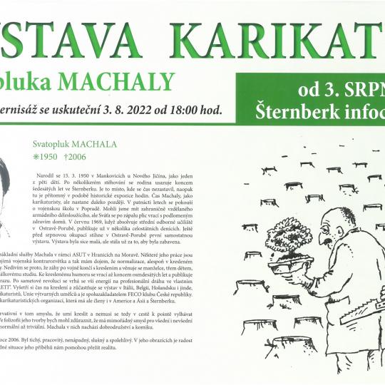 Výstava karikatur Svatopluka Machaly 1