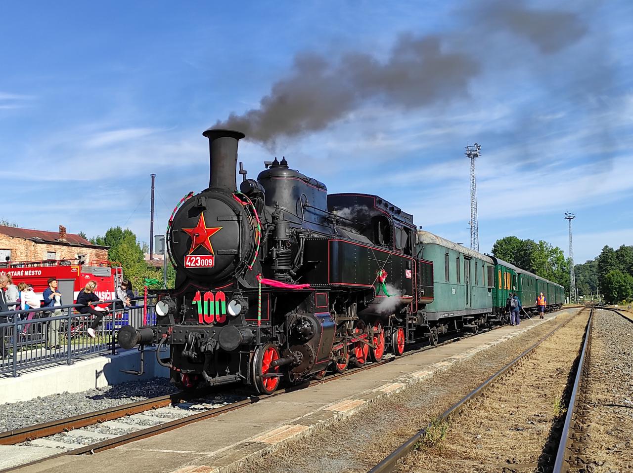 Regionální den železnice Olomouc - jízdy historických vlaků do Šternberka 1