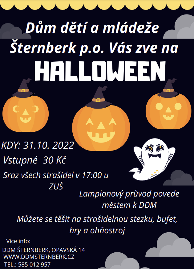 Halloween v DDM Šternberk