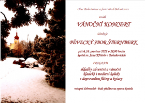 Vánoční koncert v Bohuňovicích