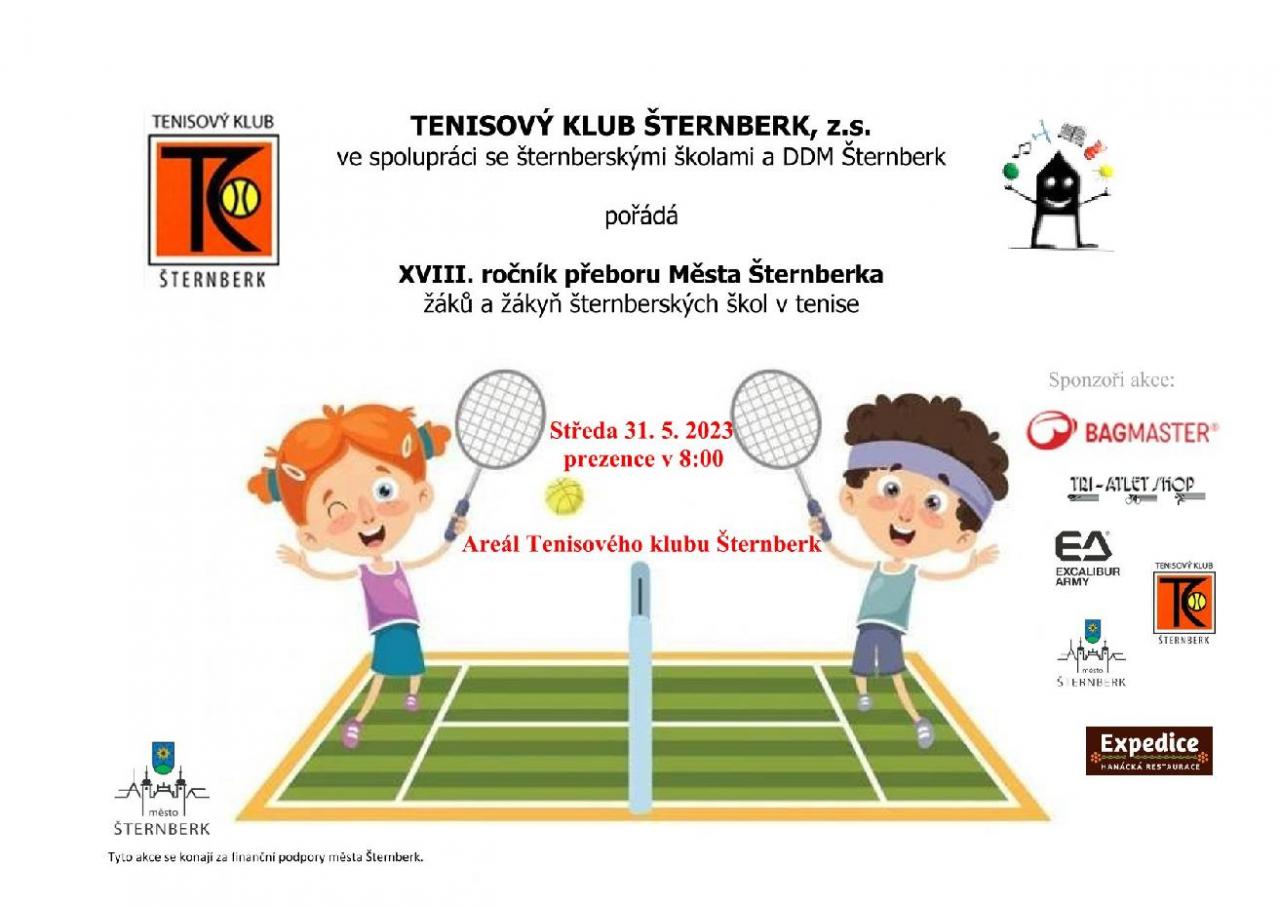 Tenisový turnaj šternberských škol
