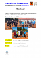 Tenisový klub Šternberk: Přehled utkání pro měsíc květen 1