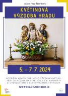 Květinová výzdoba hradu Šternberk 1
