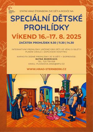 Speciální dětské prohlídky na hradě Šternberk 1
