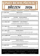 Kino Bohuňovice: Filmové promítání 1