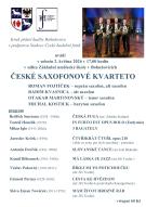 Koncert Bohuňovice: České saxofonové kvarteto 1