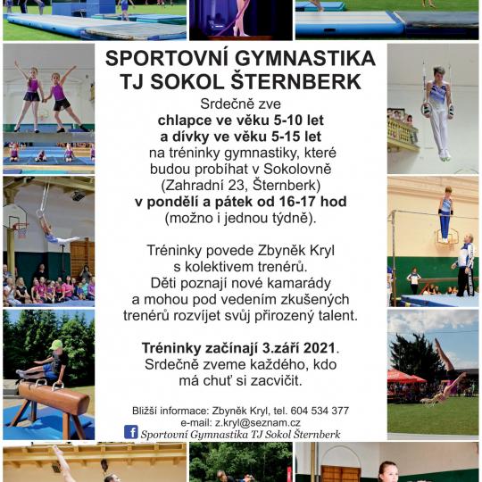 Sportovní gymnastika - TJ SOKOL Šternberk 1